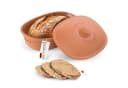RÖMERTOPF Brottopf oval MEDI 2,3 Liter Keramik Brotkasten Set Naturton Bild 2