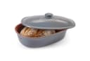 RÖMERTOPF Brottopf oval 2,3 Liter Keramik Grau Bild 1