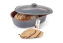 RÖMERTOPF Brottopf oval 2,3 Liter Keramik Grau Bild 2