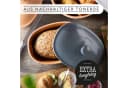 RÖMERTOPF Brottopf oval 2,3 Liter Keramik Grau Bild 5