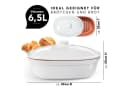 RÖMERTOPF Brottopf oval MAXI 6,5 Liter Keramik Brotkasten Bild 4