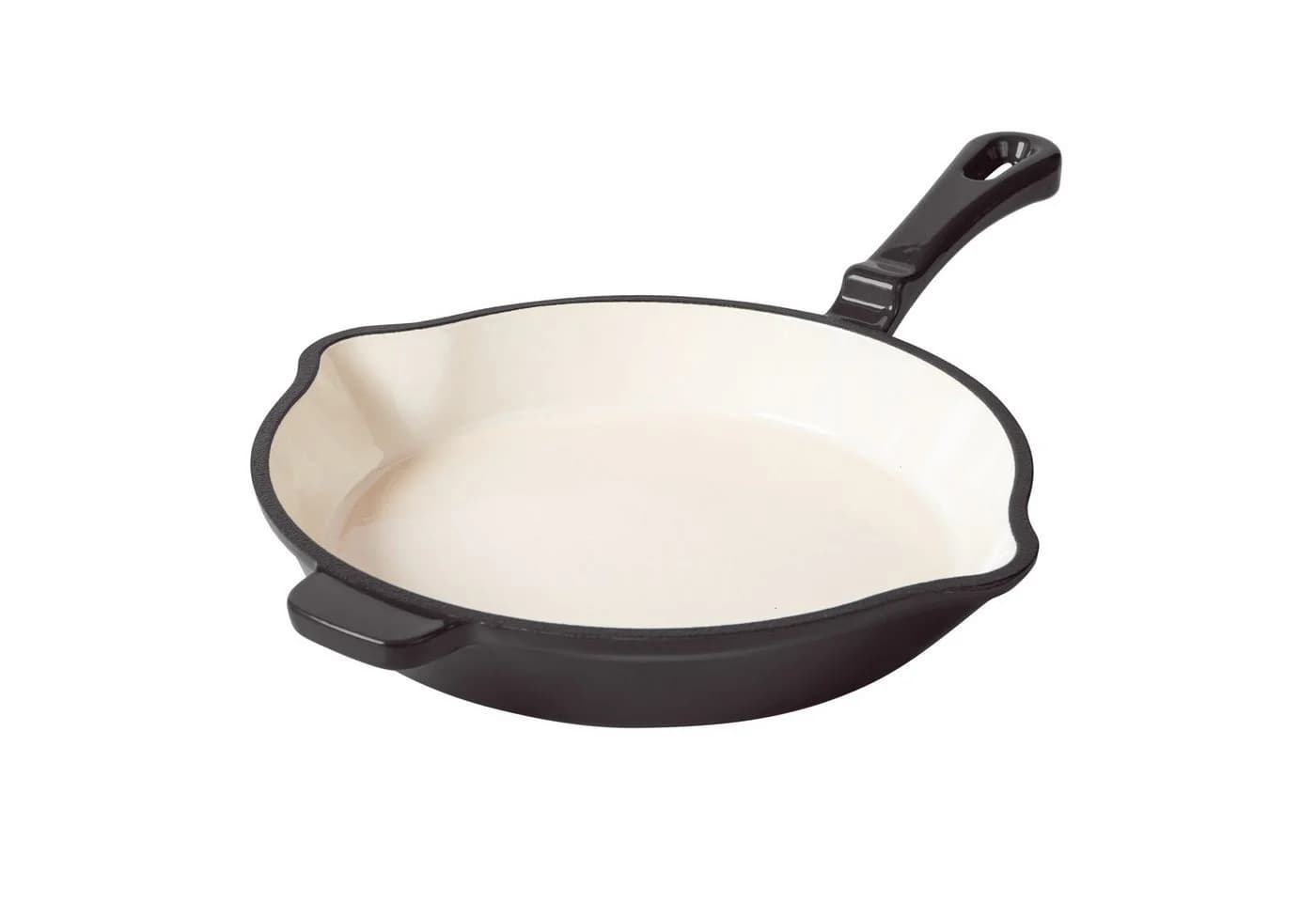 RÖMERTOPF Bratpfanne Gusseisen 24cm Schwarz Emaille - Bild 2