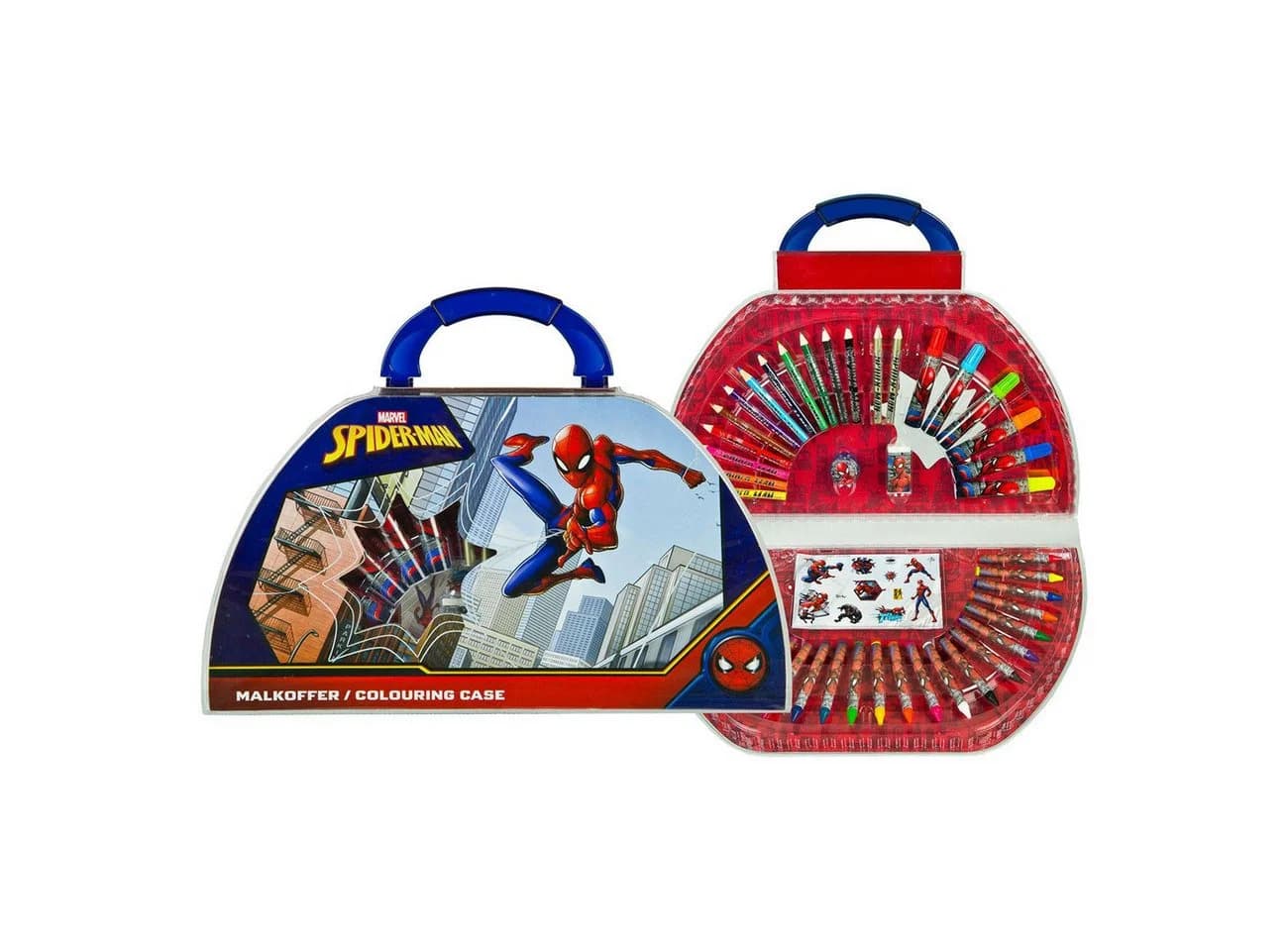 Spiderman Malpalette Zeichnungsbox Bunt