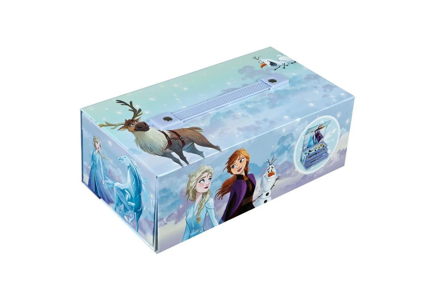 Disney Frozen Kreativset Malkasten mit Schublade, 44-teilig