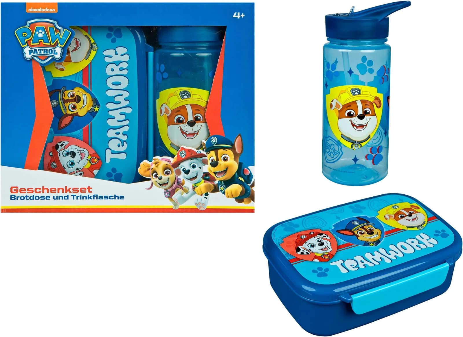 Scooli Lunchbox Paw Patrol Kinder Bunt Lebensmittelaufbewahrungsbehälter mit Trinkflasche