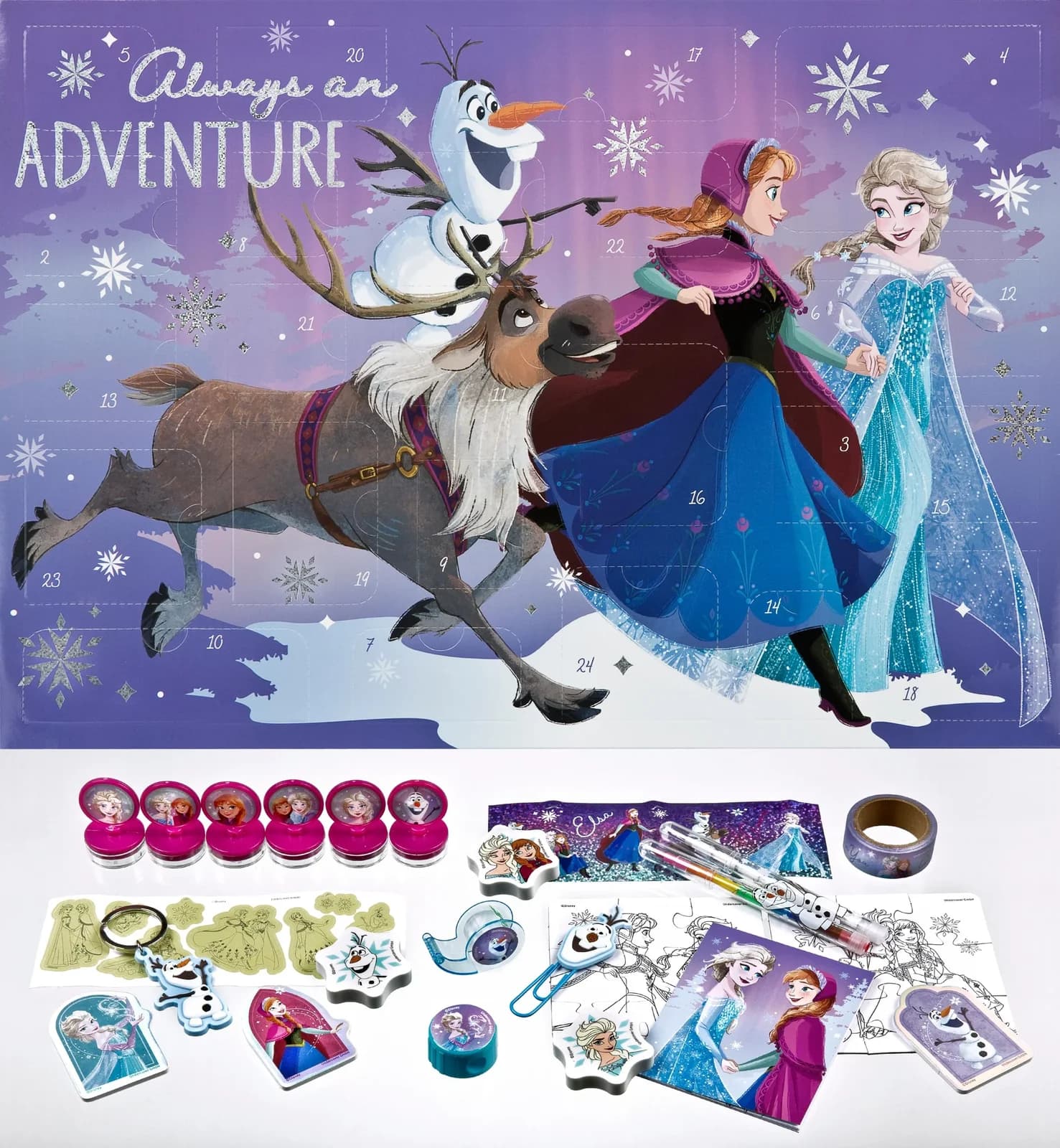 Undercover Spielzeug-Adventskalender Frozen 2026 Bunt