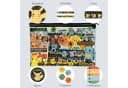 UNDERCOVER Pokémon Notizbuch Set Kinder Bunt mit 4 Stiften Bild 1