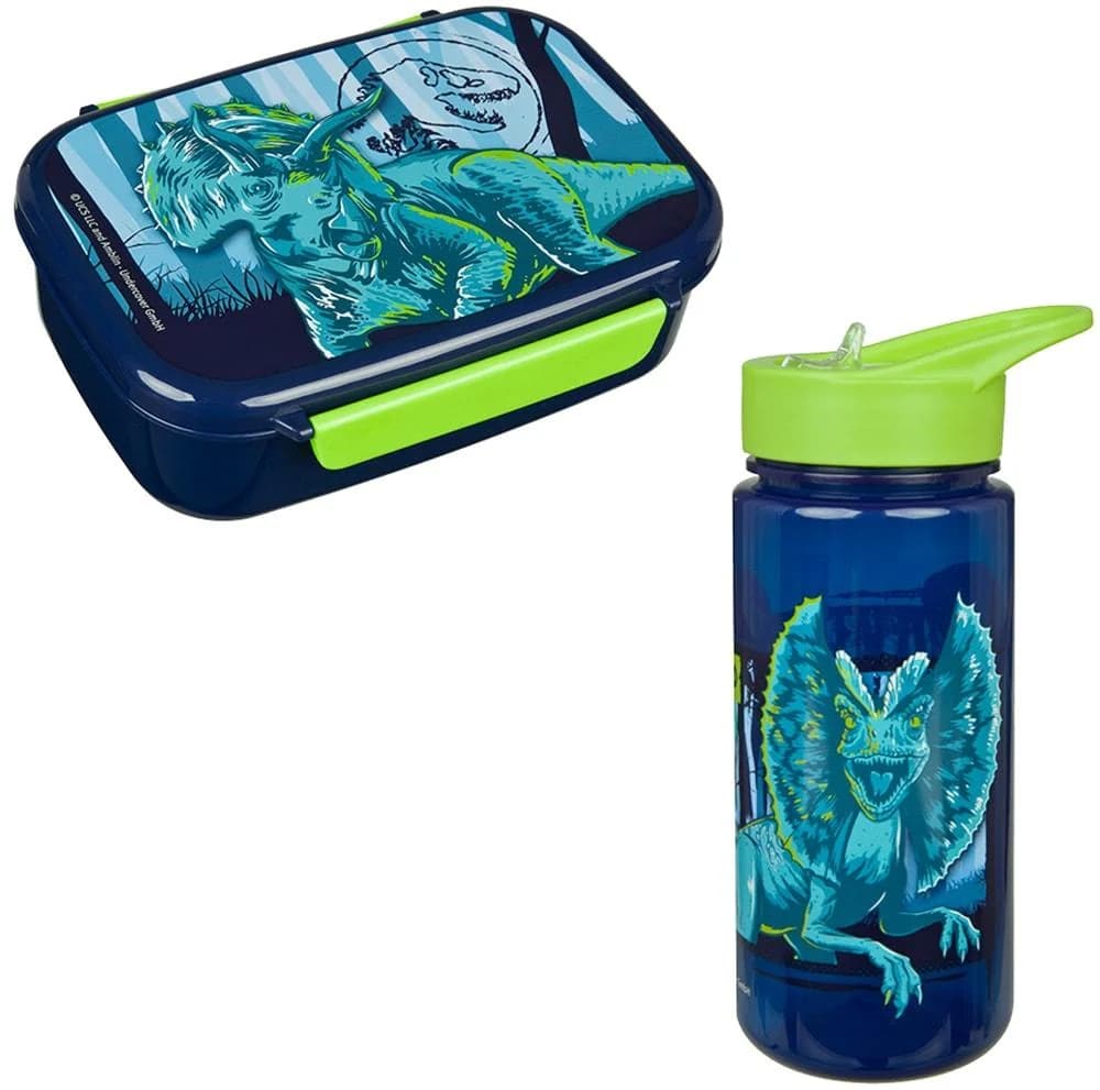 Scooli Lunchbox Set mit Trinkflasche Jurassic World Kinder