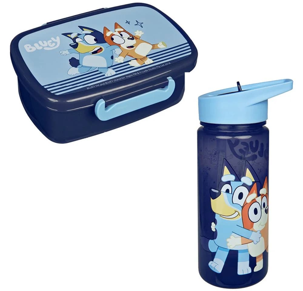 Scooli Lunchbox Set mit Trinkflasche Kinder Blau - Bild 2