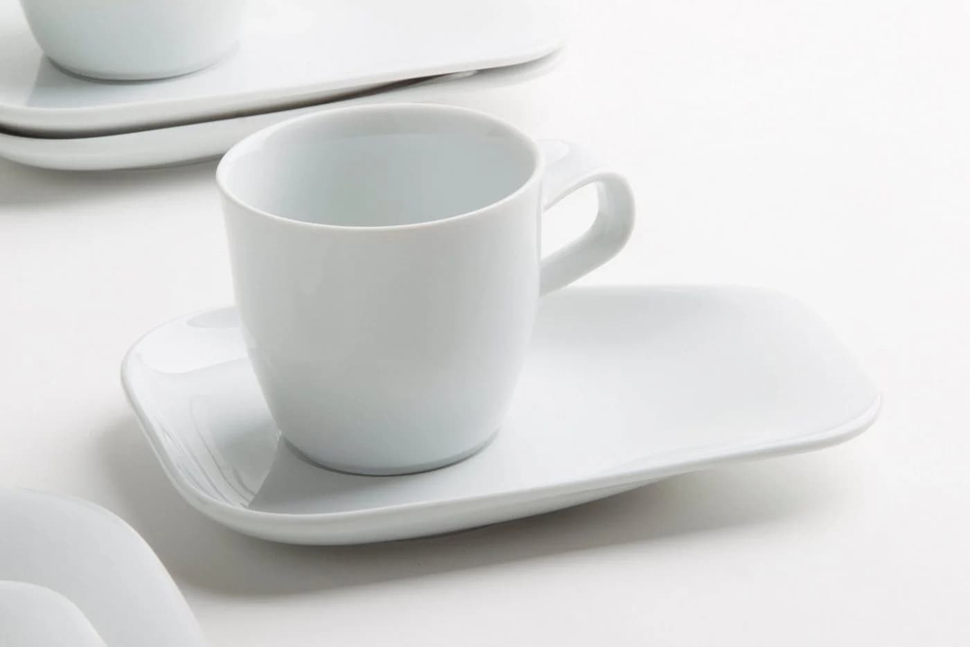 KAHLA Kaffeeservice Elixyr 12-teilig Weiß Porzellan
