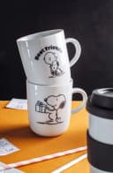 KAHLA Becher Peanuts Present 0,35l Hartporzellan Weiß Bild 1