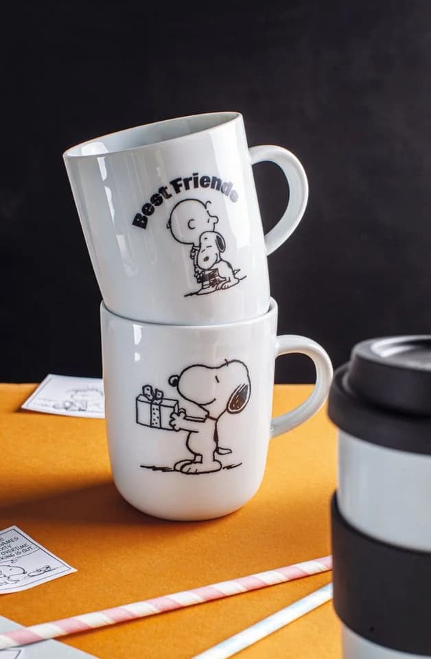 KAHLA Becher Peanuts Best Friends 0,35l Porzellan