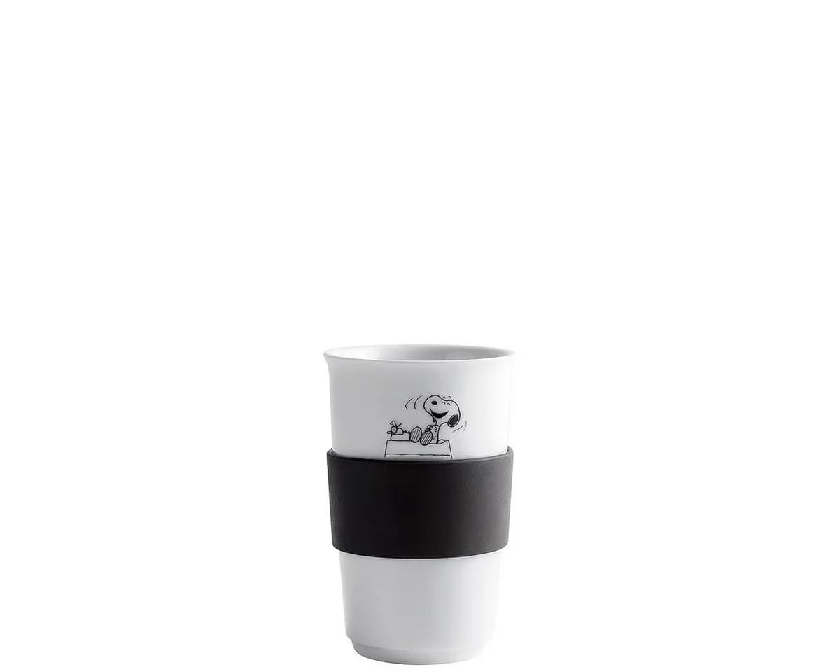 KAHLA Coffee-to-go-Becher Peanuts Schwarz Porzellan
