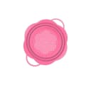 Kochblume Faltsieb S Rosa Silikon mit Edelstahlkern Bild 1
