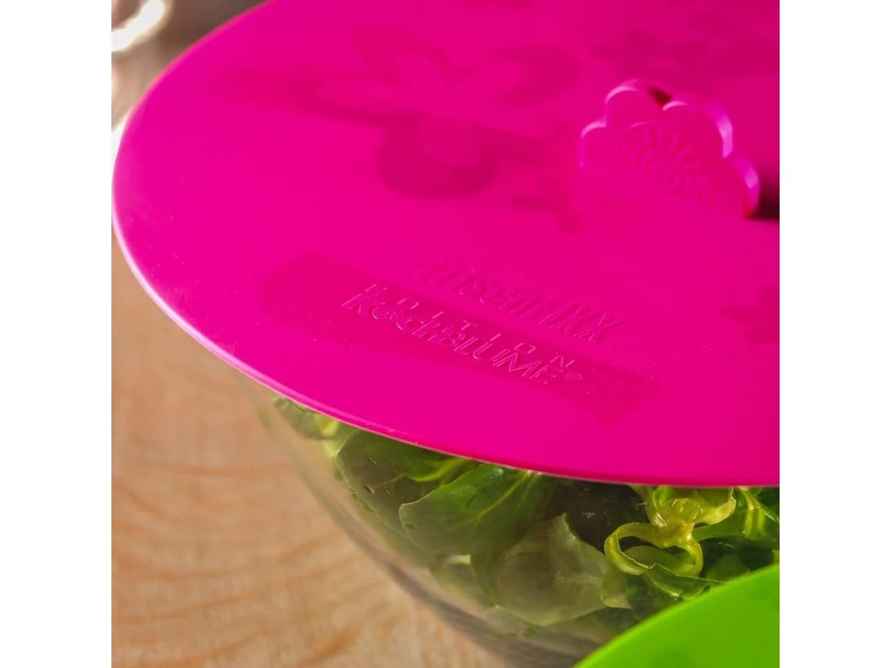 Kochblume Frischhaltedeckel FrischFIXX Rot mit Saugeffekt - Bild 3