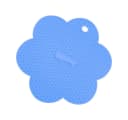 Kochblume Topflappen Waben-Untersetzer Silikon Blau Bild 2