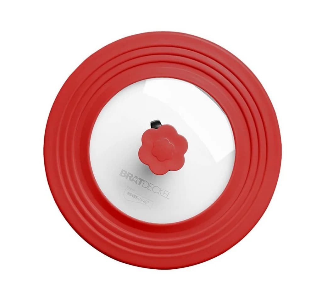 Kochblume Universaldeckel Bratdeckel Rot mit Automatikventil - Bild 2