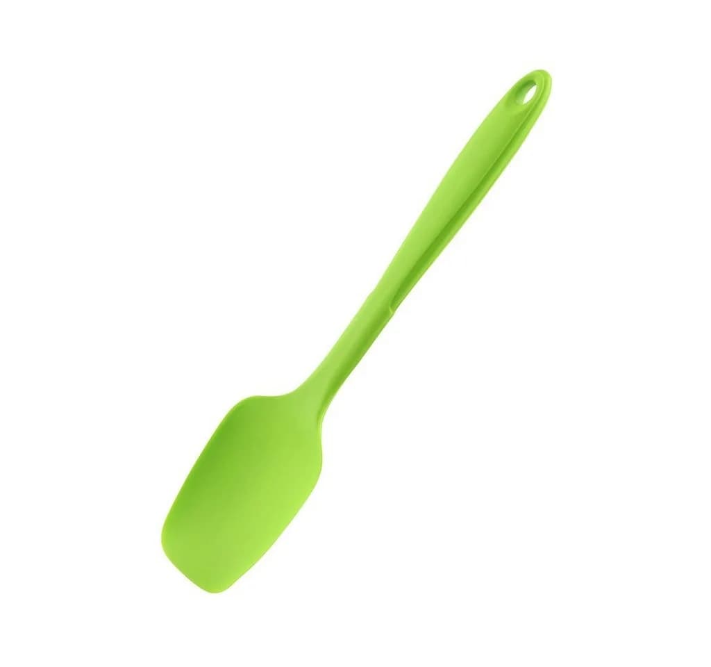 Kochblume Servierlöffel Flexlöffel Grün Silikon mit Edelstahlkern - Bild 2