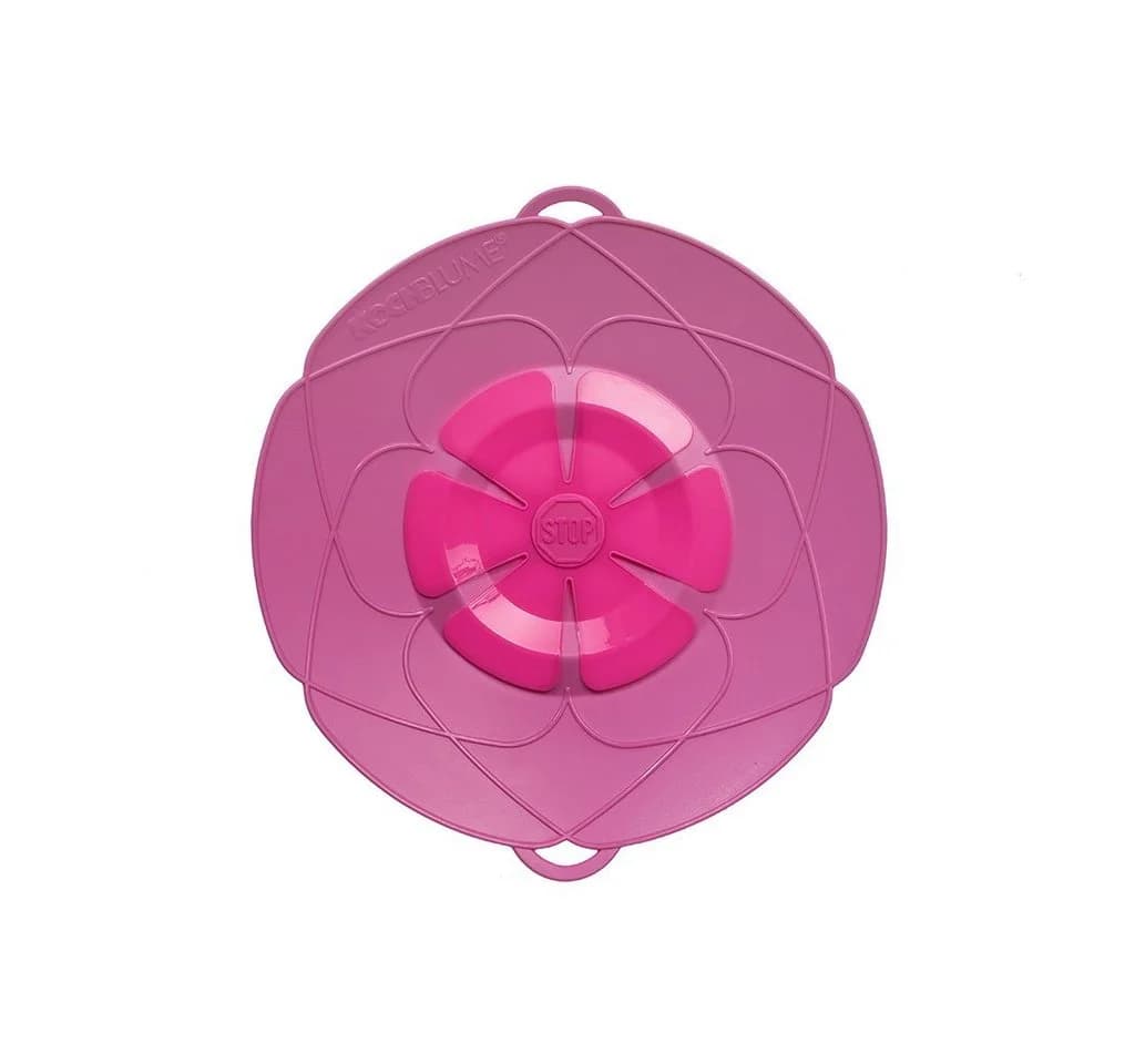 Kochblume Überkochschutz M Rosa Silikon Multifunktional - Bild 2