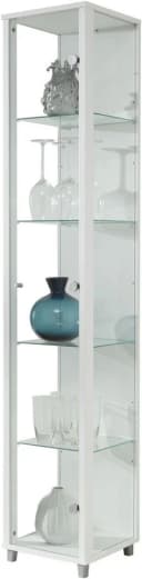 FIF MÖBEL Vitrine OPTIMA Weiß 172cm ESG Glas Bild 4