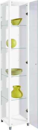 FIF MÖBEL Vitrine OPTIMA Weiß 172cm ESG Glas Bild 5