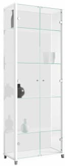 FIF MÖBEL OPTIMA Vitrine Weiß mit Sicherheitsglas Bild 2