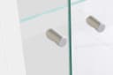 FIF MÖBEL OPTIMA Vitrine Weiß mit Sicherheitsglas Bild 4