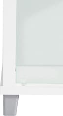 FIF MÖBEL OPTIMA Vitrine Weiß mit Sicherheitsglas Bild 5