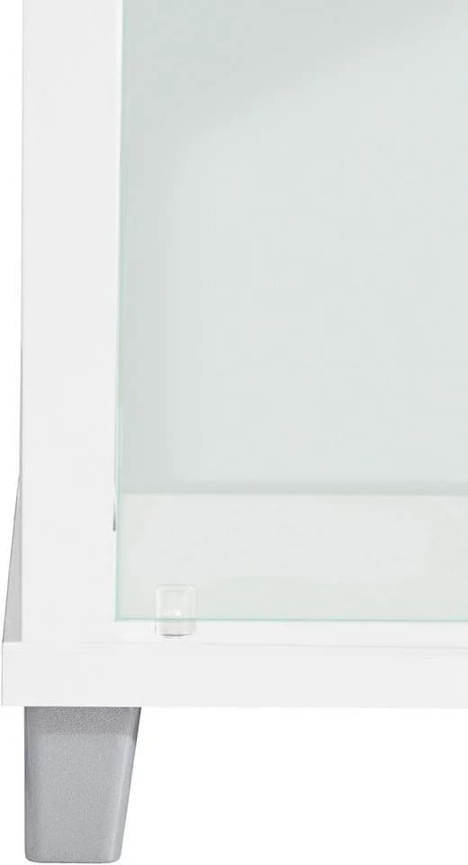 FIF MÖBEL OPTIMA Vitrine Weiß mit Sicherheitsglas - Bild 5