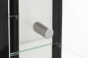 FIF MÖBEL Vitrine OPTIMA Schwarz mit LED-Beleuchtung Bild 4