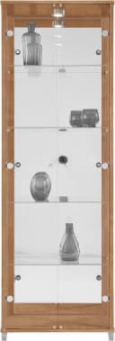 FIF MÖBEL Vitrine OPTIMA Nocefarben mit LED-Beleuchtung Bild 3