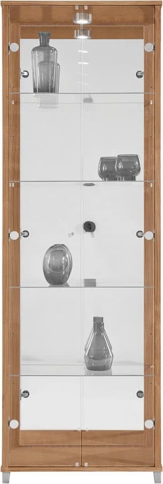 FIF MÖBEL Vitrine OPTIMA Nocefarben mit LED-Beleuchtung - Bild 3