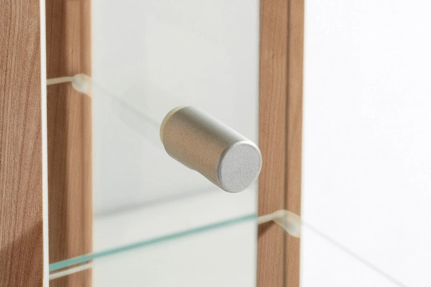 FIF MÖBEL Vitrine OPTIMA Nocefarben mit LED-Beleuchtung - Bild 4
