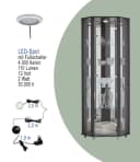 fif möbel Eckvitrine TRIO Schwarz mit LED-Beleuchtung Bild 5
