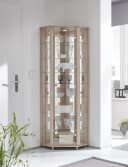 FIF MÖBEL Eckvitrine TRIO 172 cm mit LED-Beleuchtung Bild 1