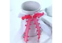 Praknu 25 Antennenschleifen Pink mit Herzen Satin Band Hochzeit Deko Bild 5