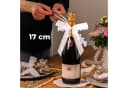 Praknu Dekoobjekt 25 Antennenschleifen Weiß Satinband Hochzeit Bild 4