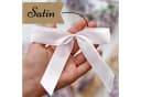 Praknu Antennenschleifen Weiß Set 50 St Satinband Hochzeit Deko Bild 3