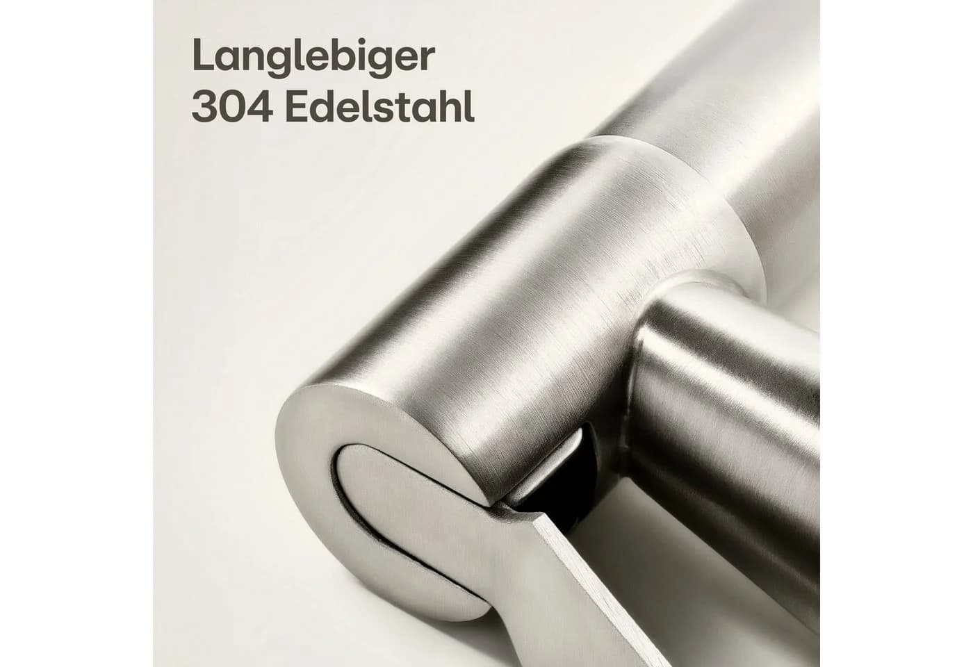 Praknu Bidetarmatur Set Edelstahl mit Halterung Silber - Bild 3