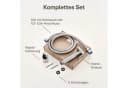 Praknu Bidet Set mit Handbrause & Halter Edelstahl Silber Bild 5