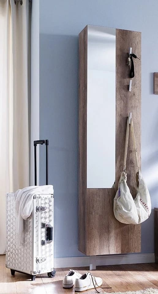 Mäusbacher Schuhschrank drehbar mit Spiegel wildeiche trüffel - Bild 3