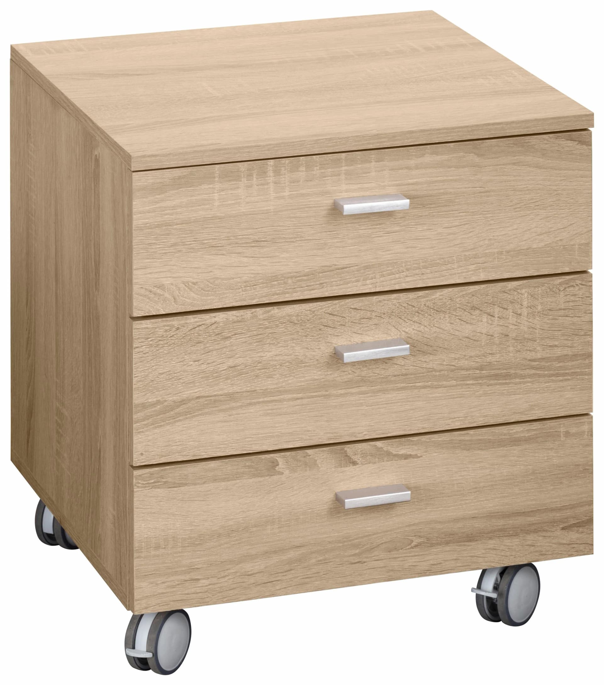 MÄUSBACHER Rollcontainer Mio Braun Eichefarben