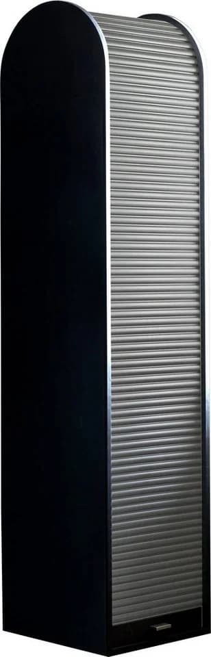 Mäusbacher Rollladenschrank Big System Office Grau Schwarzstahl