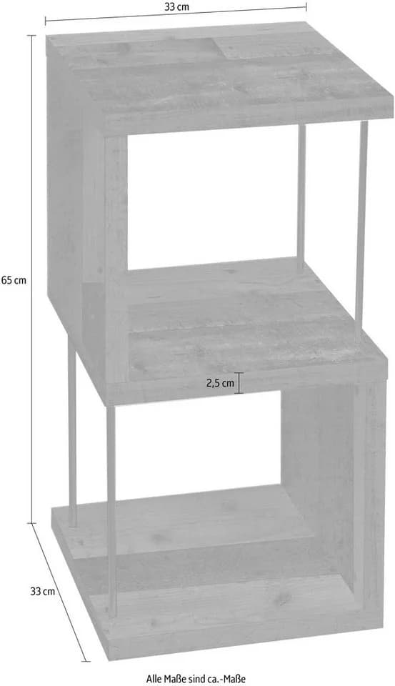 MÄUSBACHER Standregal Sticks Regale Beige Texas Oak - Bild 3
