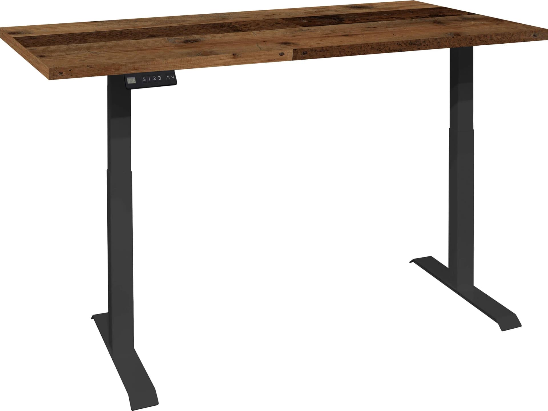 Schreibtisch MÄUSBACHER Big System Office Texas Oak Schwarz Matt 160 cm