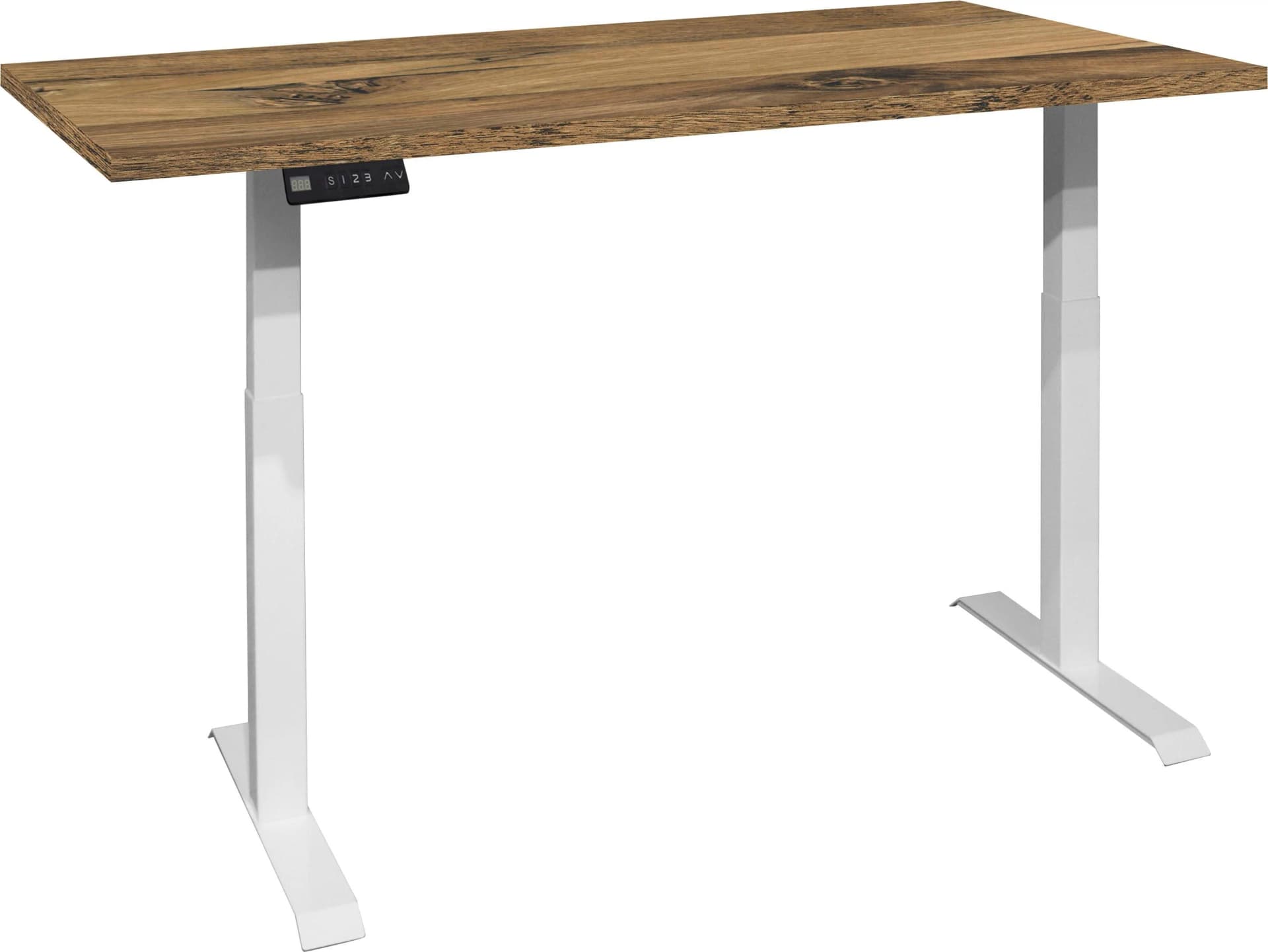 Mäusbacher Big System Office Schreibtisch 140 cm Plankeneiche