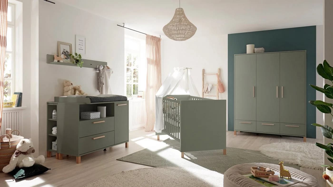 Wickelkommode Mäusbacher Oli pine grün mit Soft-Close - Bild 5