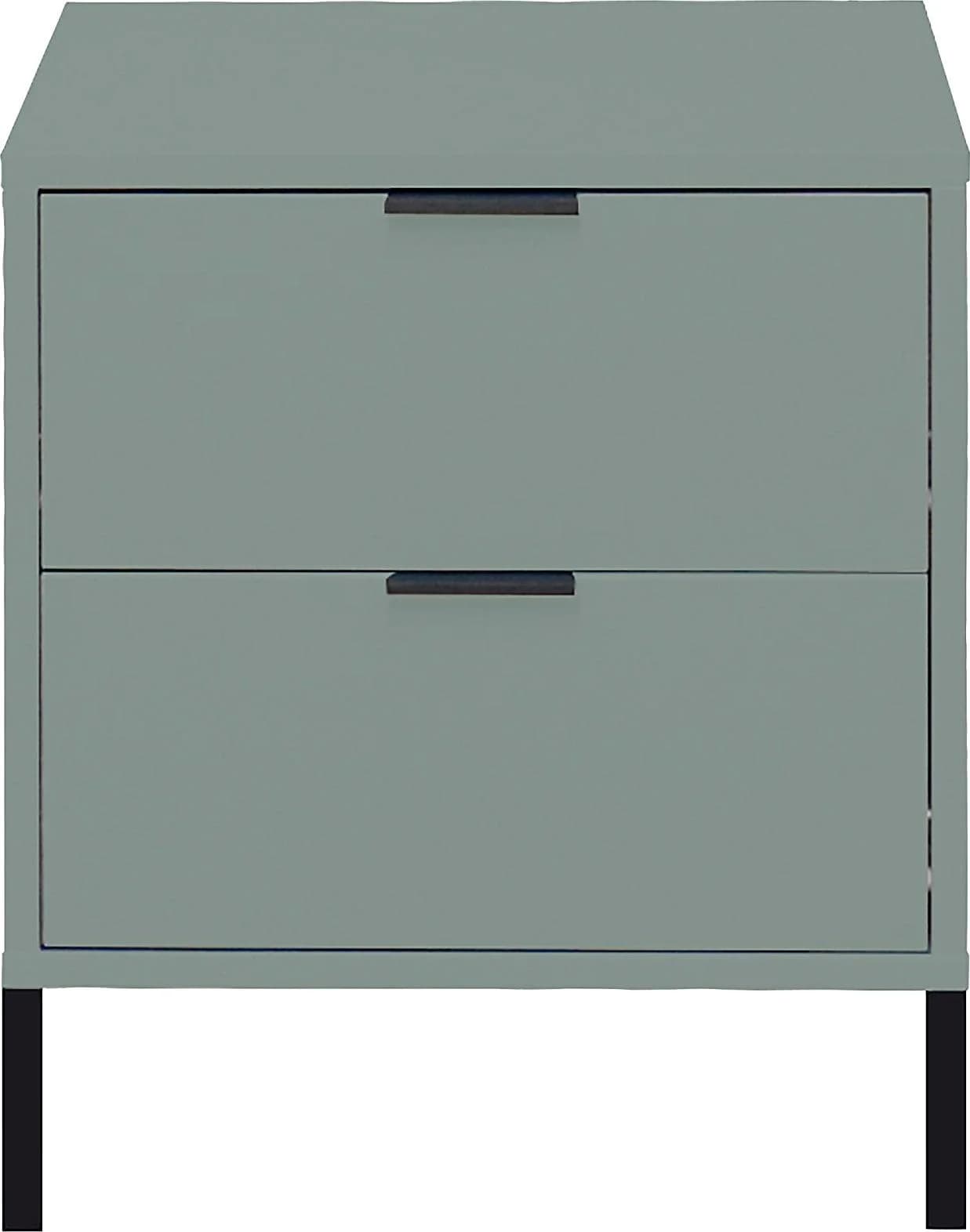 MÄUSBACHER Bonnie Kommode Grün 2 Schubladen Holzwerkstoff