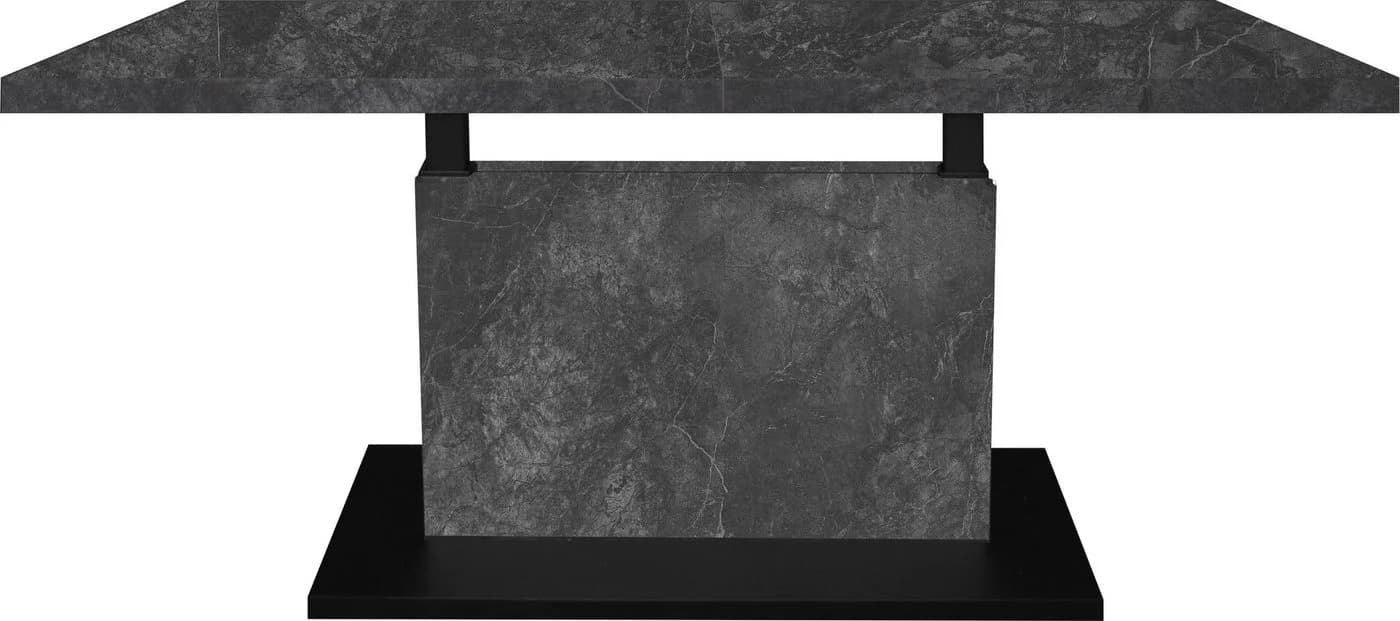 MÄUSBACHER Lift Couchtisch Höhenverstellbar Ausziehbar Grau Schwarz - Bild 3