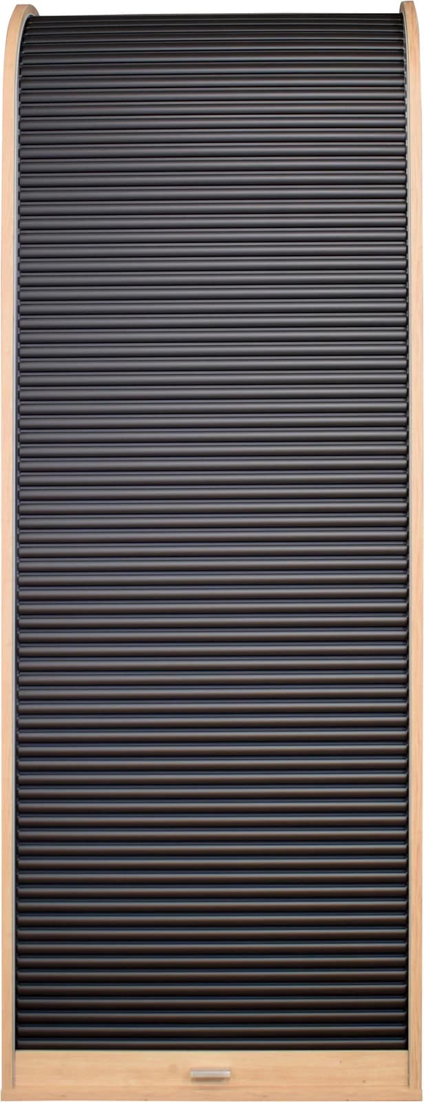 Mäusbacher Rollladenschrank Jalousieschränke Graphit/Eiche
